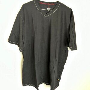 Rare Men's TRUE GRIT V-Neck Soft Knit T-Shirt white stitching XXL